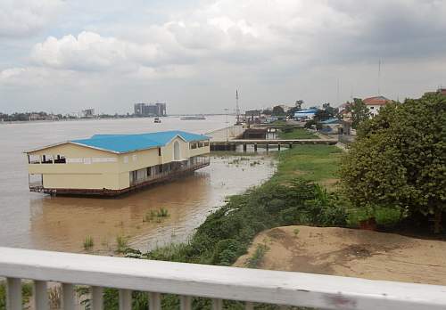 Rising Tonle Sap River